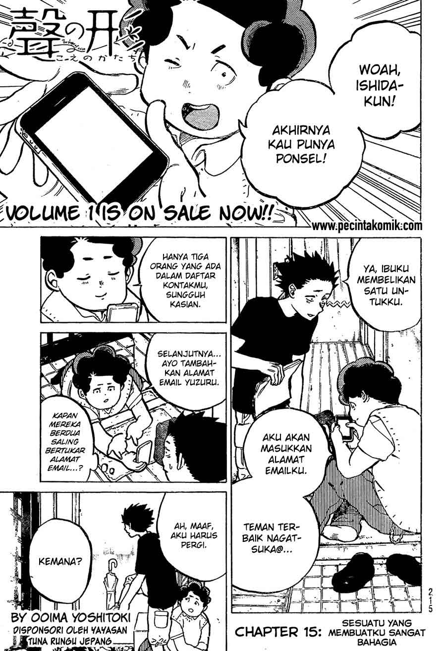 Baca Koe no Katachi Chapter 15 Gambar 2