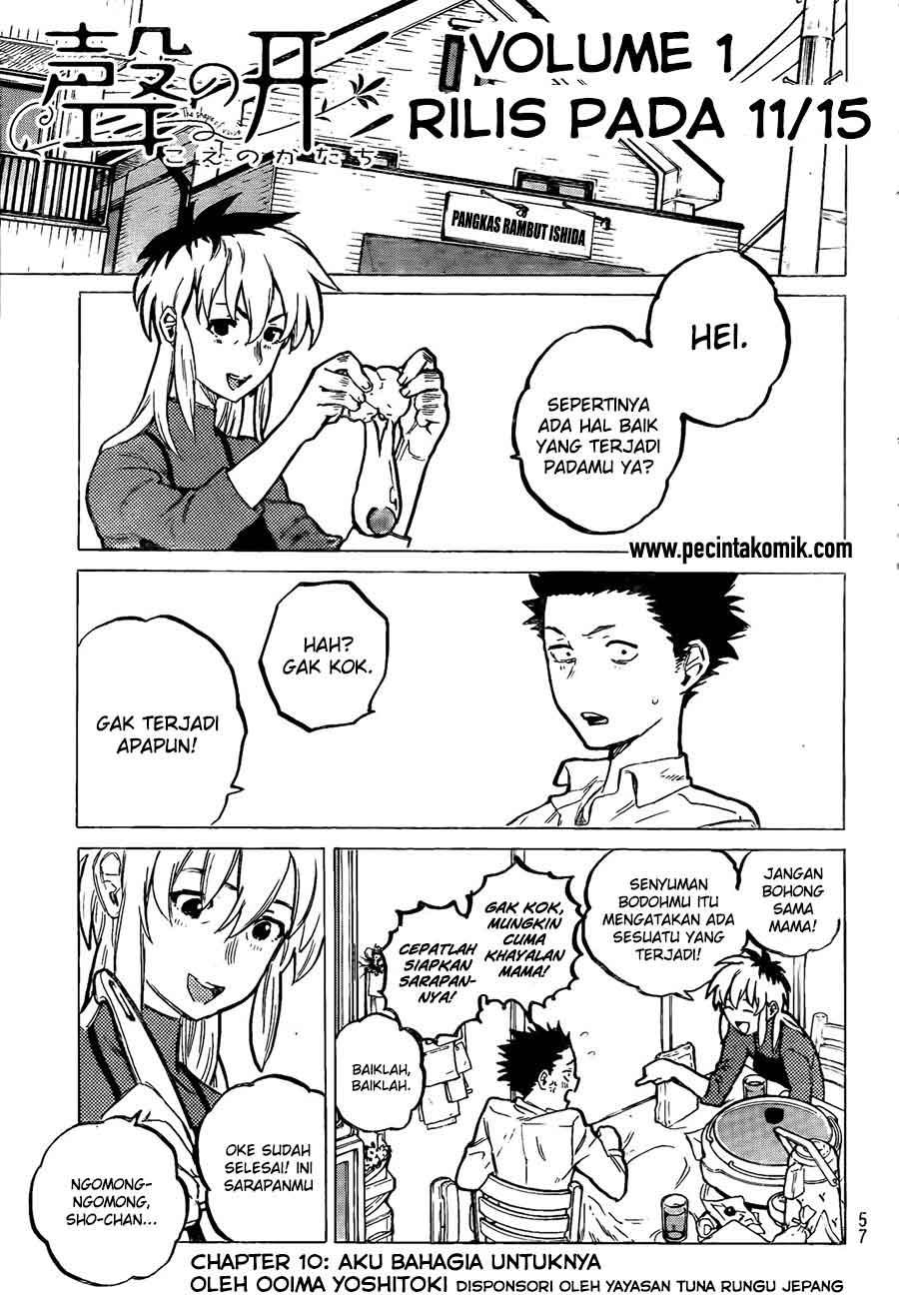 Baca  Koe no Katachi Chapter 10 Gambar 2