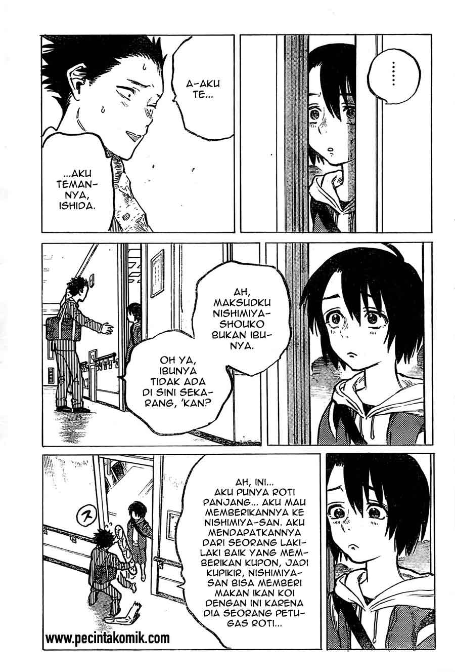 Koe no Katachi Chapter 08 Gambar 14