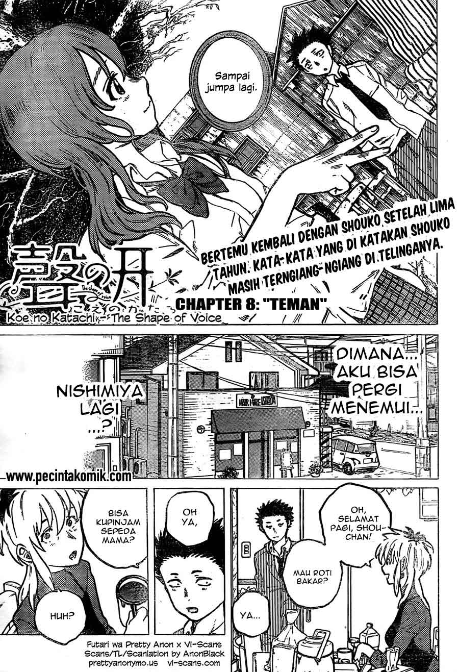Baca  Koe no Katachi Chapter 08 Gambar 2