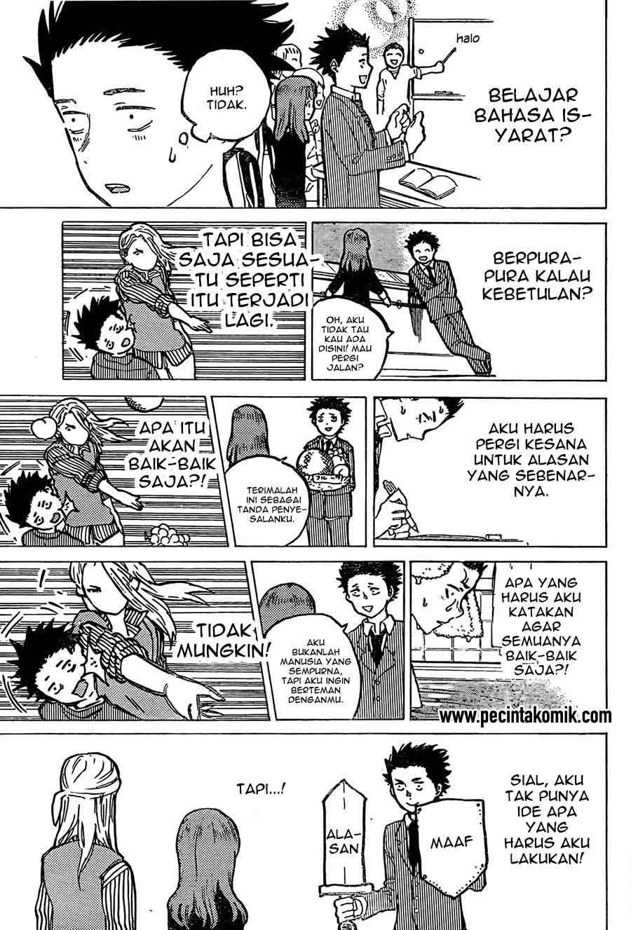 Koe no Katachi Chapter 08 Gambar 6