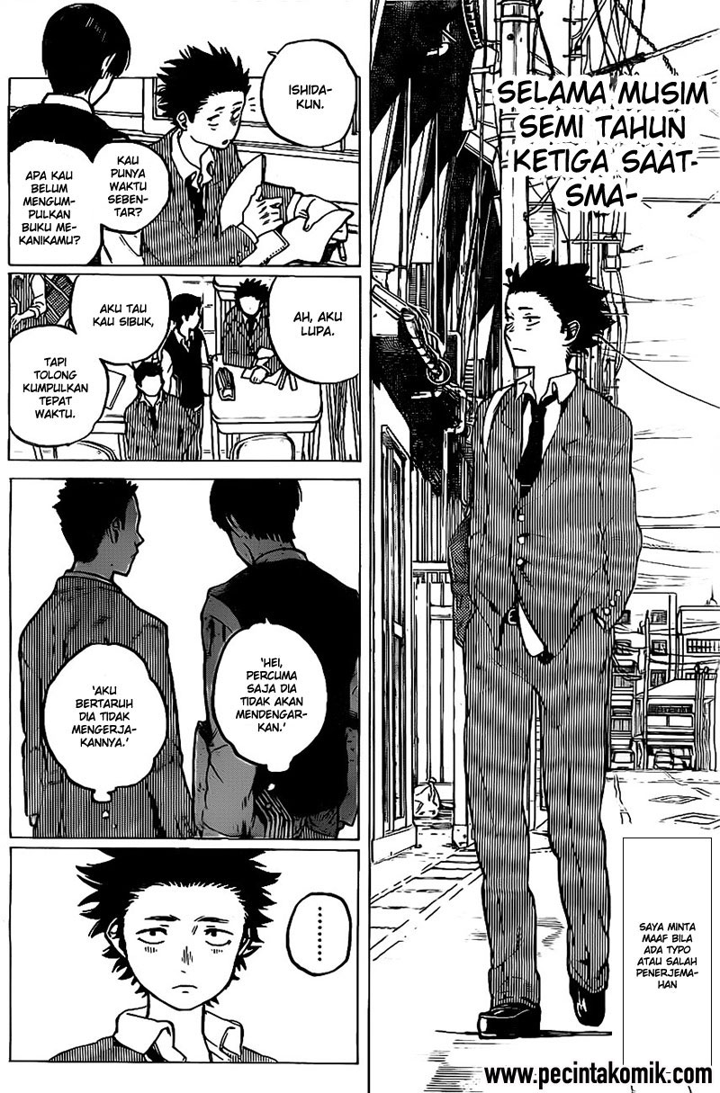 Koe no Katachi Chapter 05 Gambar 3
