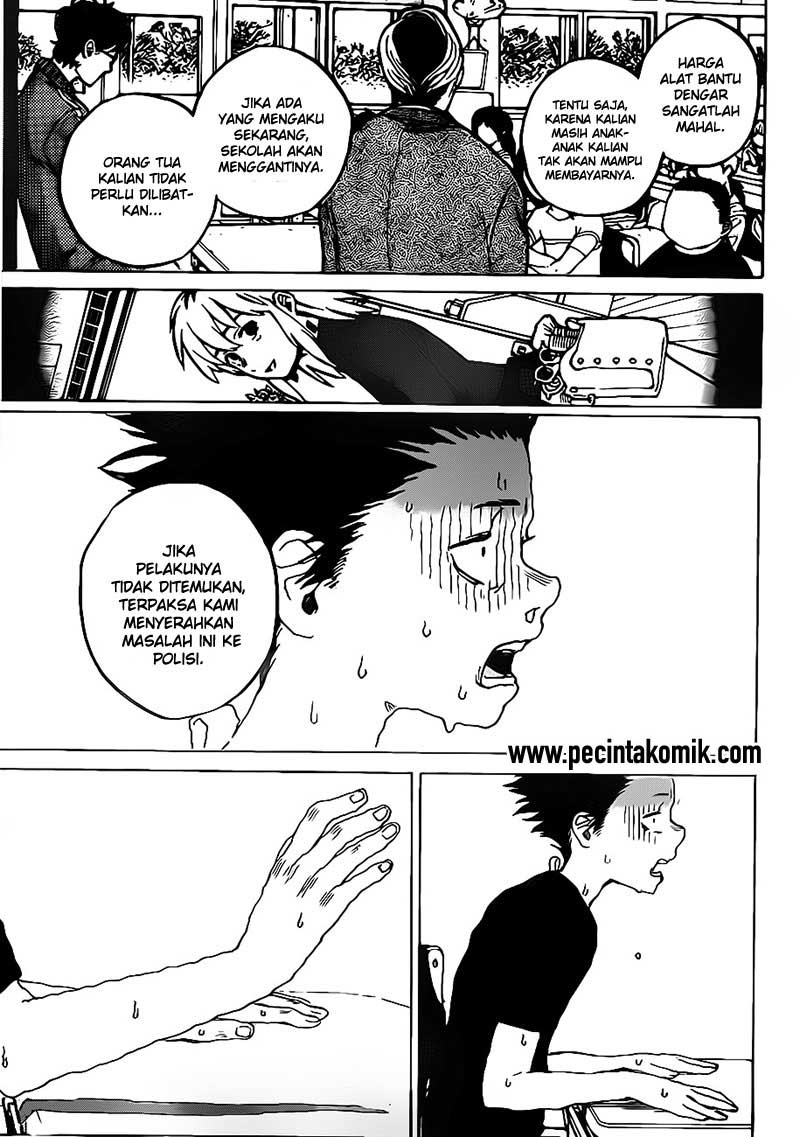Koe no Katachi Chapter 03 Gambar 10