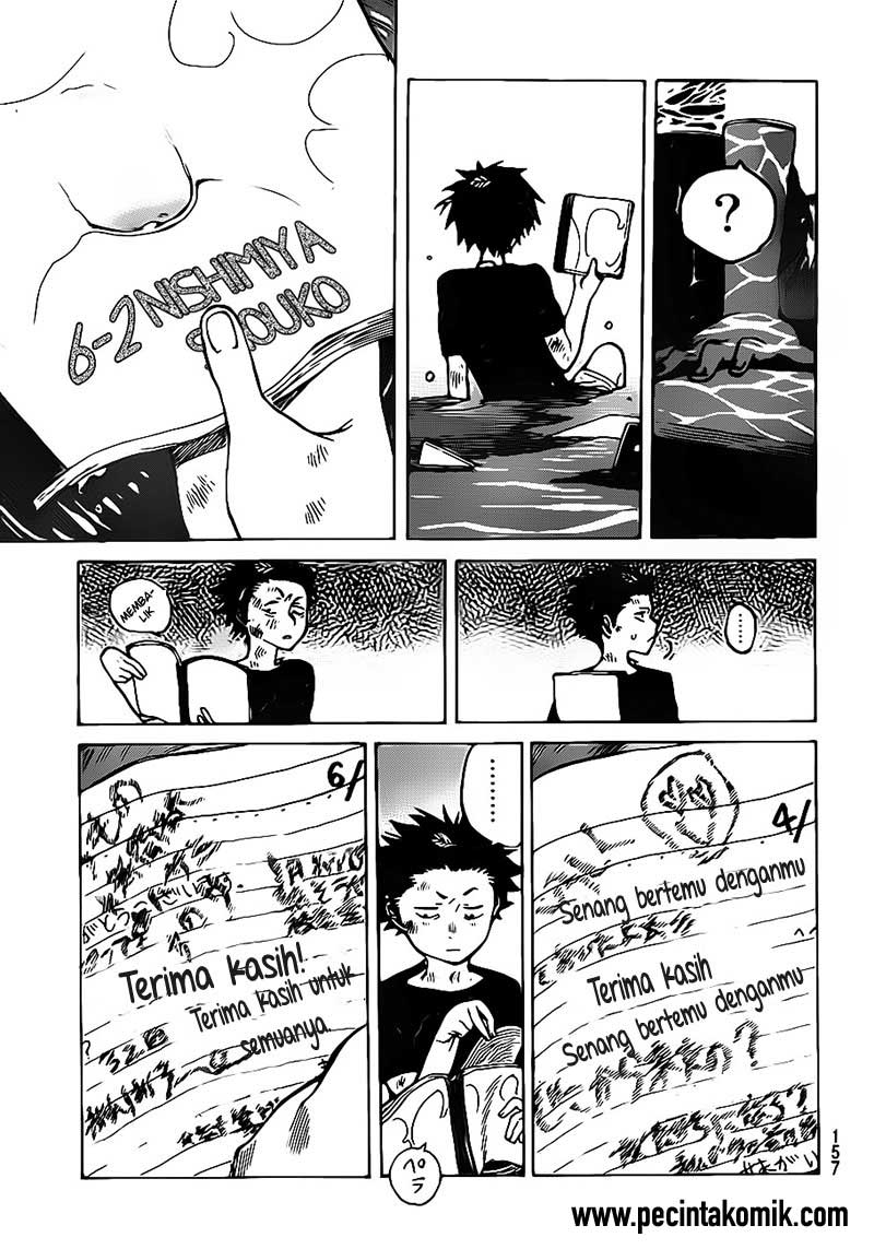 Koe no Katachi Chapter 03 Gambar 16