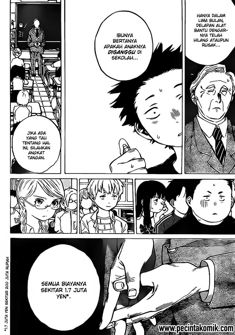 Koe no Katachi Chapter 03 Gambar 9