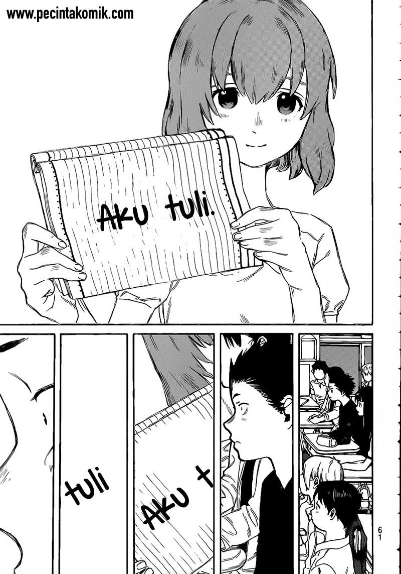 Koe no Katachi Chapter 01 Gambar 52