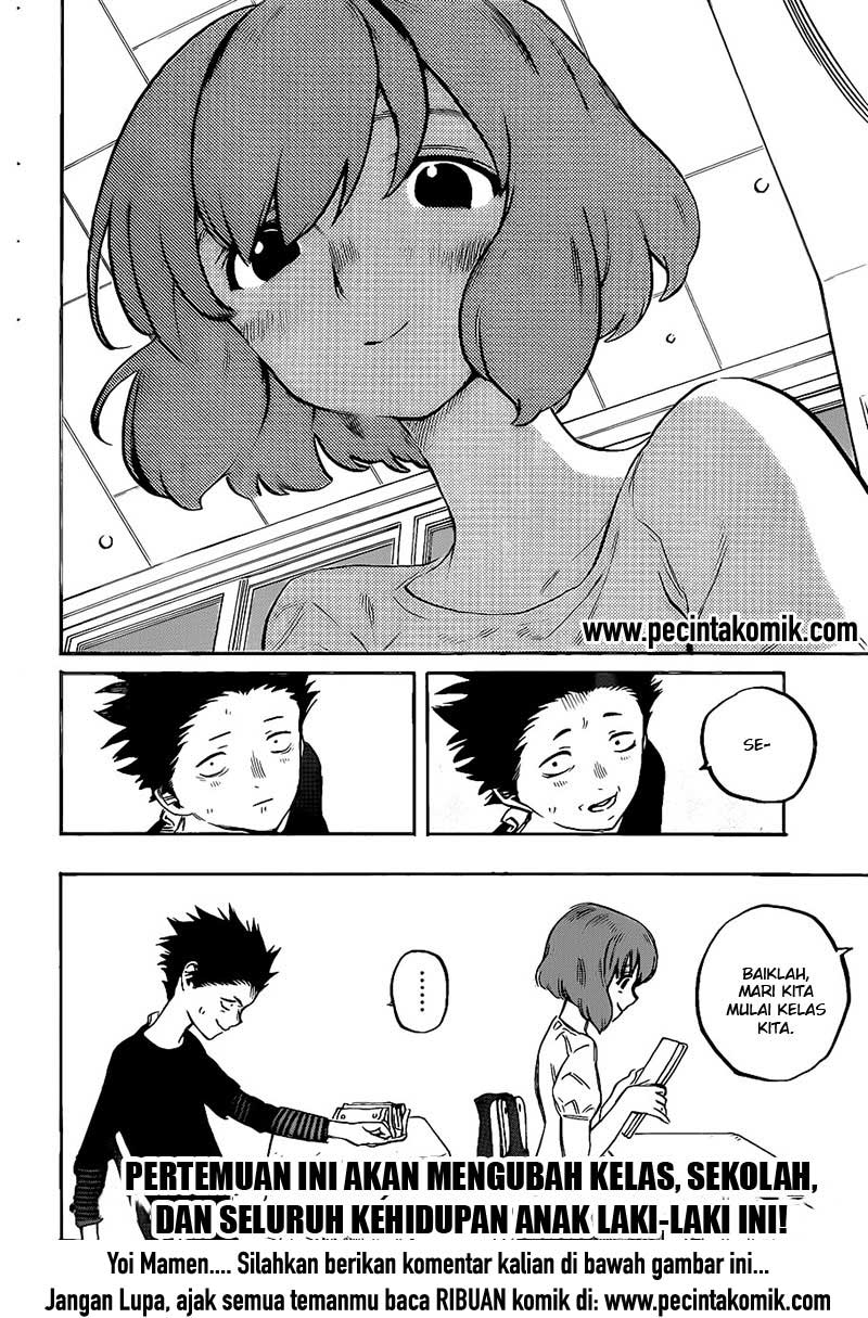 Koe no Katachi Chapter 01 Gambar 56