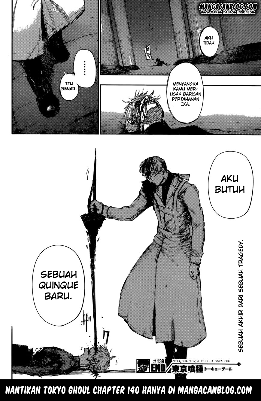 Tokyo Ghoul Chapter 139 Gambar 16
