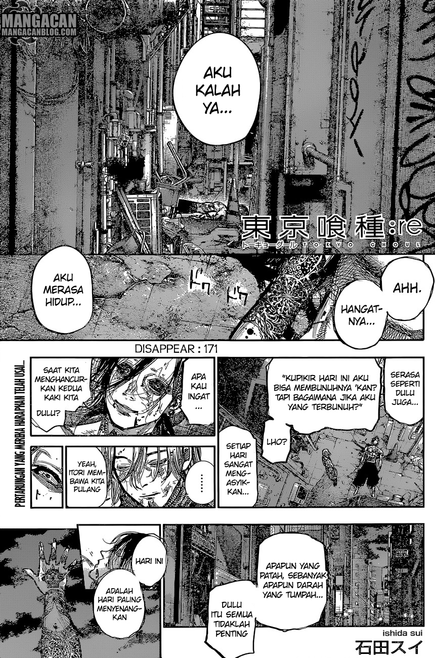 Baca Komik Tokyo Ghoul:re Chapter 171 Gambar 1