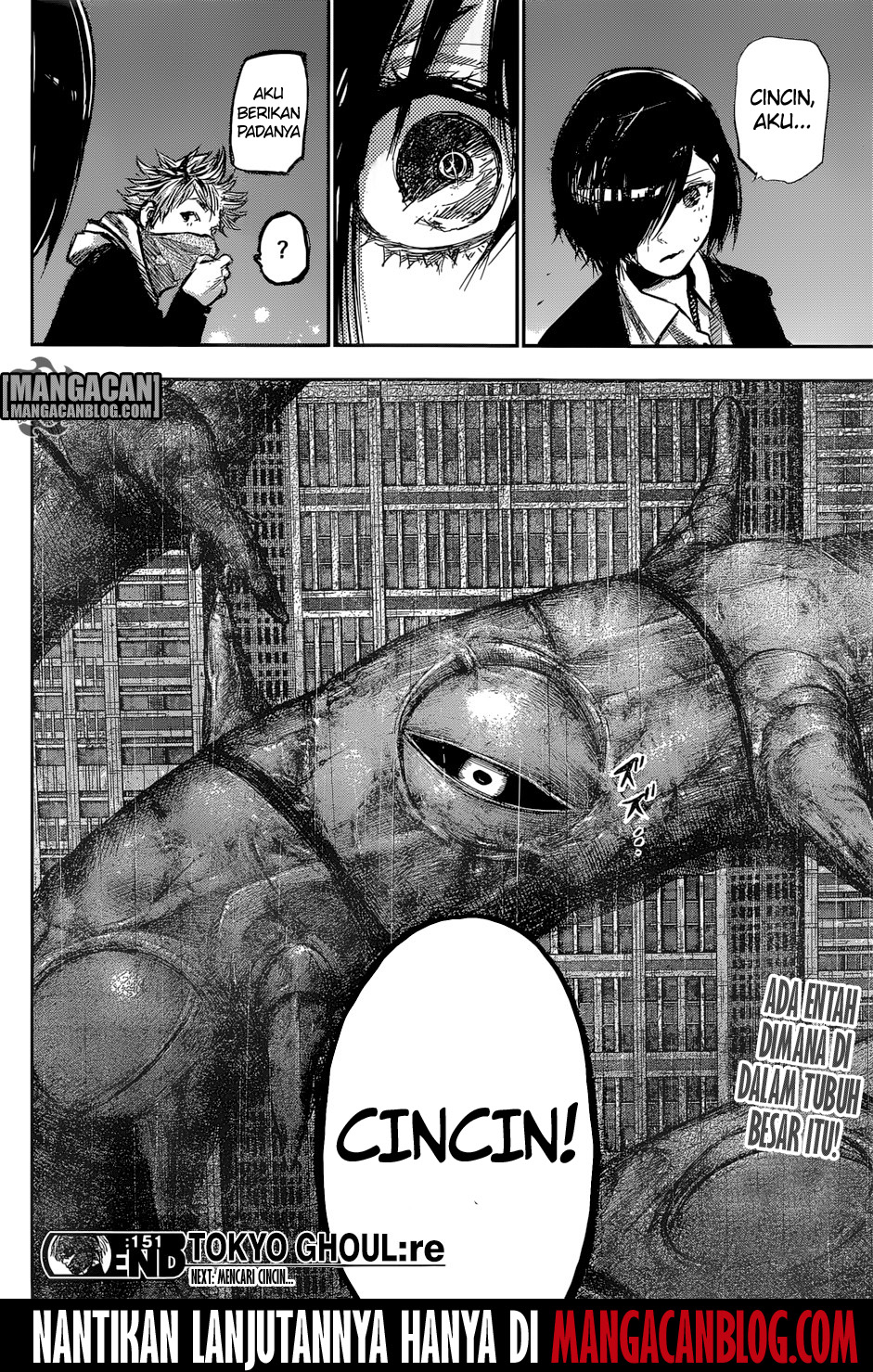 Tokyo Ghoul:re Chapter 151 Gambar 19