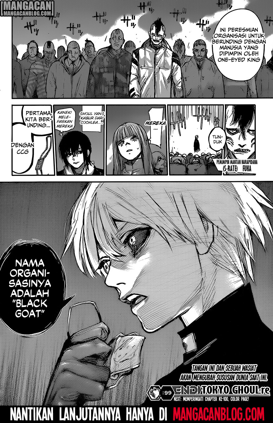 Tokyo Ghoul:re Chapter 99 Gambar 19