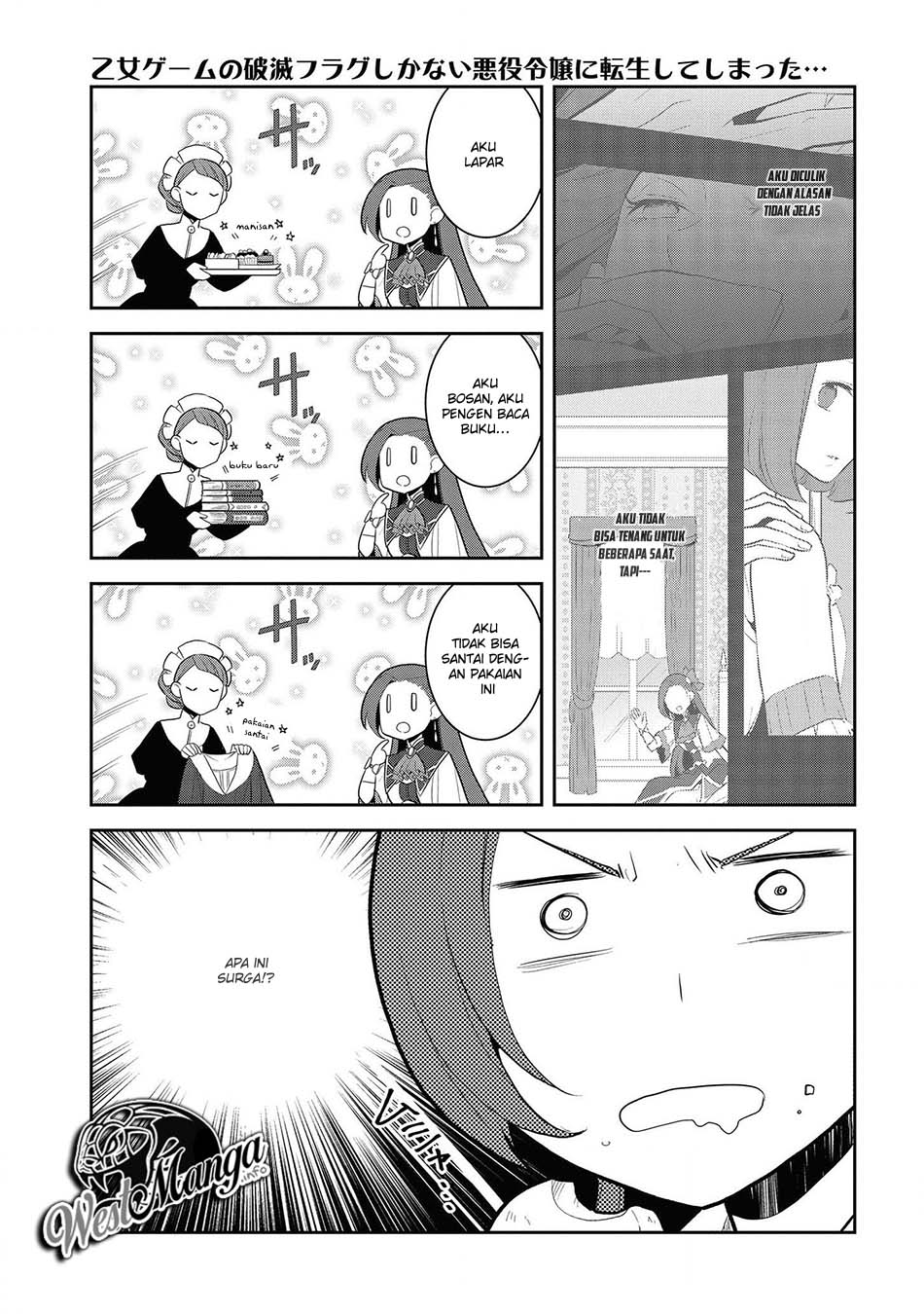 Otome Game no Hametsu Flag shika nai Akuyaku Reijou ni Tensei shite shimatta Chapter 28 Gambar 5