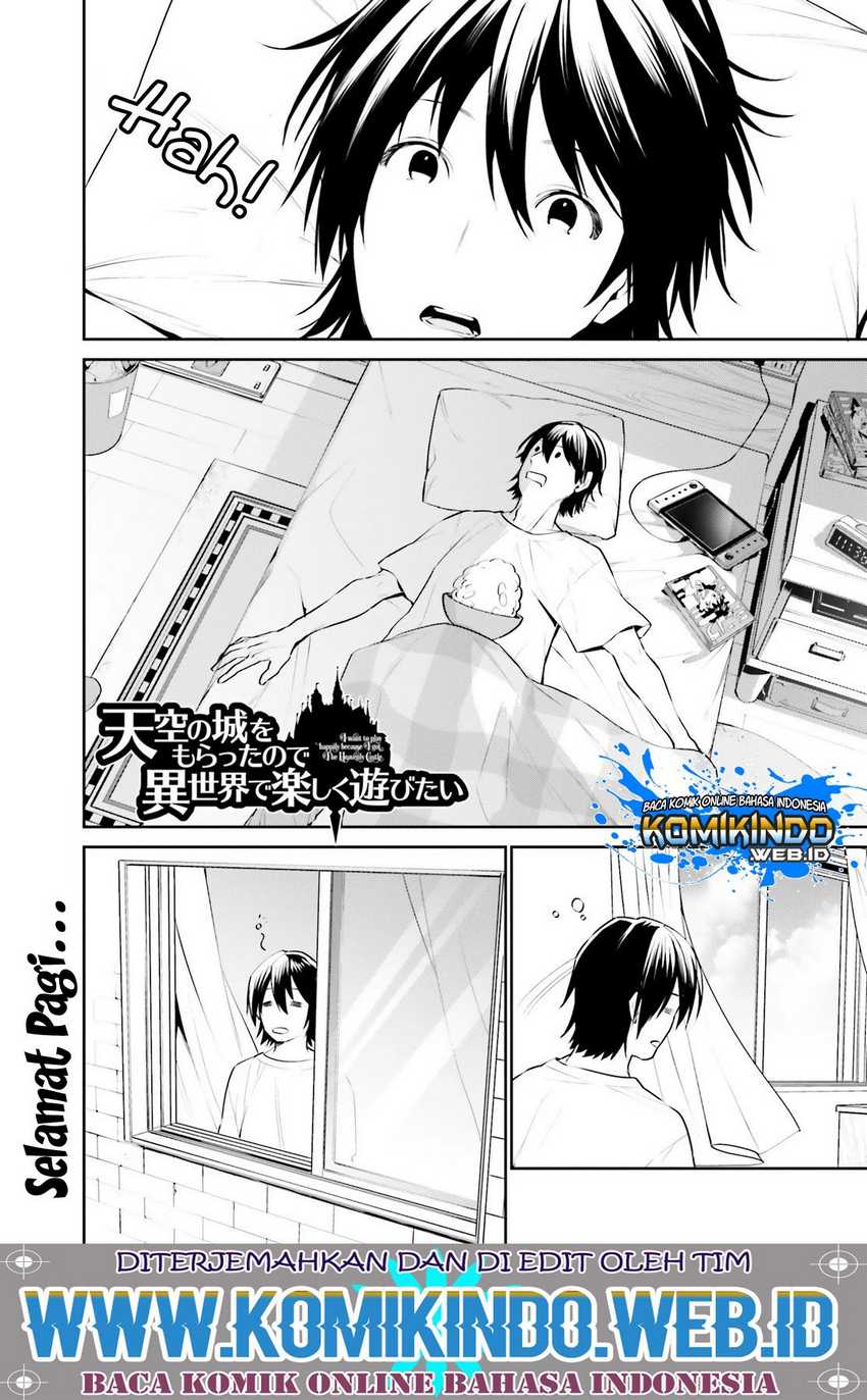 Baca Tenkuu no Shiro o Moratta no de Isekai de Tanoshiku Asobitai Chapter 12 Gambar 2