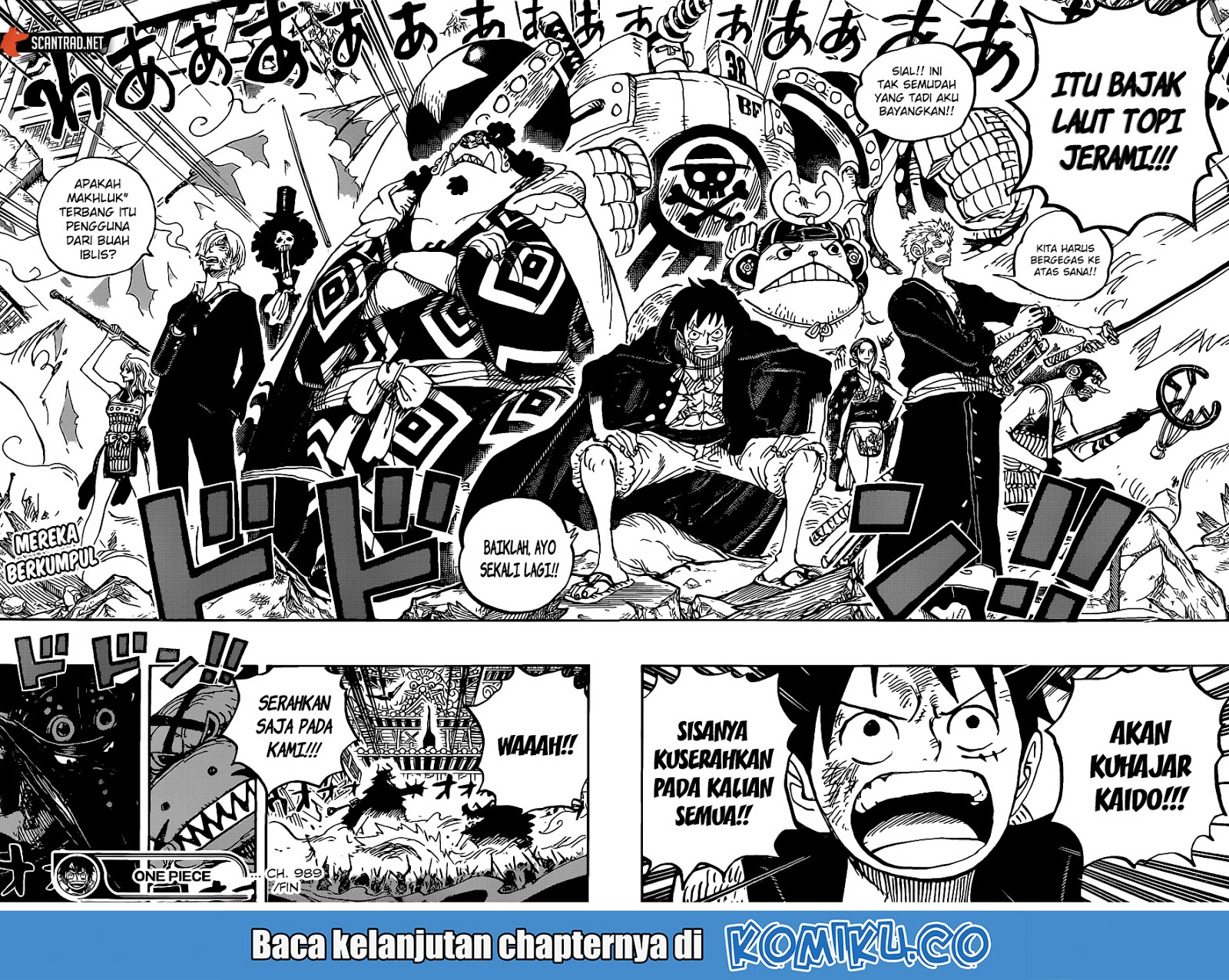 One Piece Chapter 989 HD Gambar 15