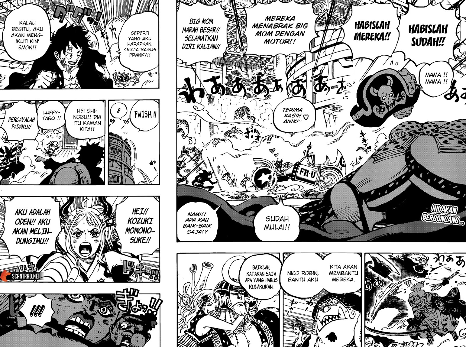 One Piece Chapter 989 HD Gambar 3
