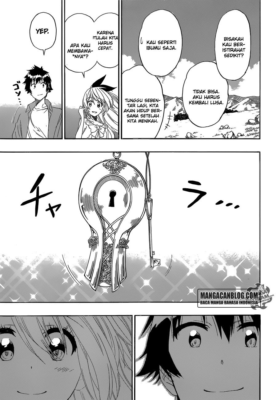 Nisekoi Chapter 229 Gambar 19