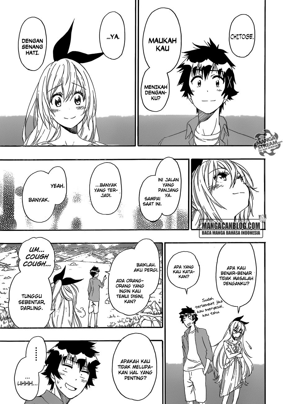 Nisekoi Chapter 229 Gambar 21