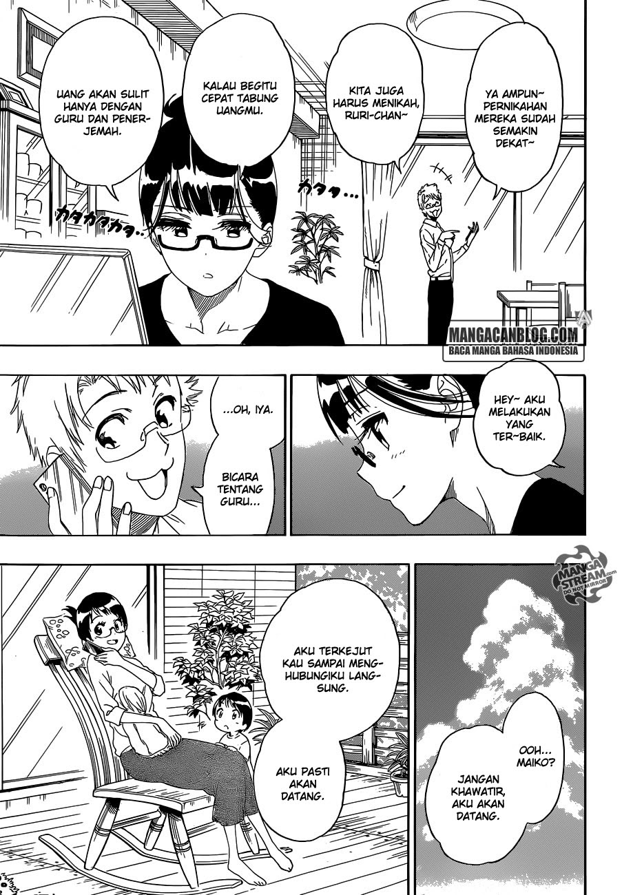 Nisekoi Chapter 229 Gambar 9