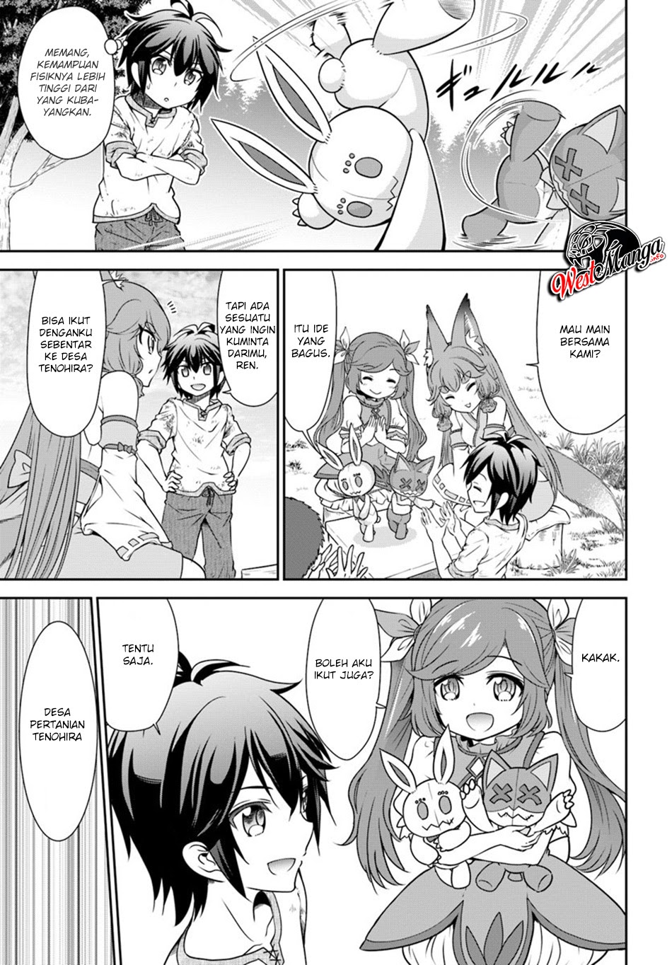 Tenohira Kaitaku Mura de Isekai Kenkokuki: Fueteku Yome-tachi to Nonbiri Mujintou Life (fix) Chapter 18 Gambar 15