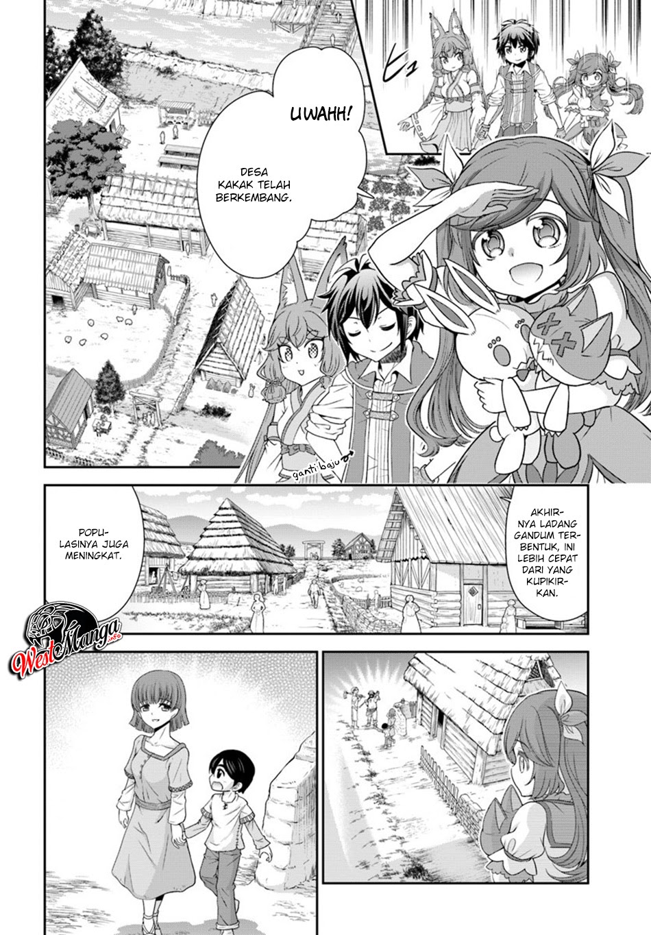 Tenohira Kaitaku Mura de Isekai Kenkokuki: Fueteku Yome-tachi to Nonbiri Mujintou Life (fix) Chapter 18 Gambar 16
