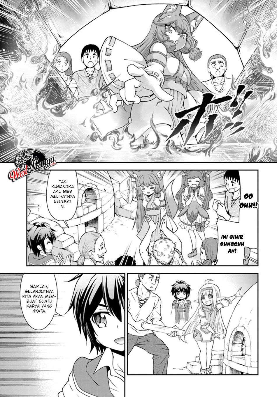 Tenohira Kaitaku Mura de Isekai Kenkokuki: Fueteku Yome-tachi to Nonbiri Mujintou Life (fix) Chapter 18 Gambar 22
