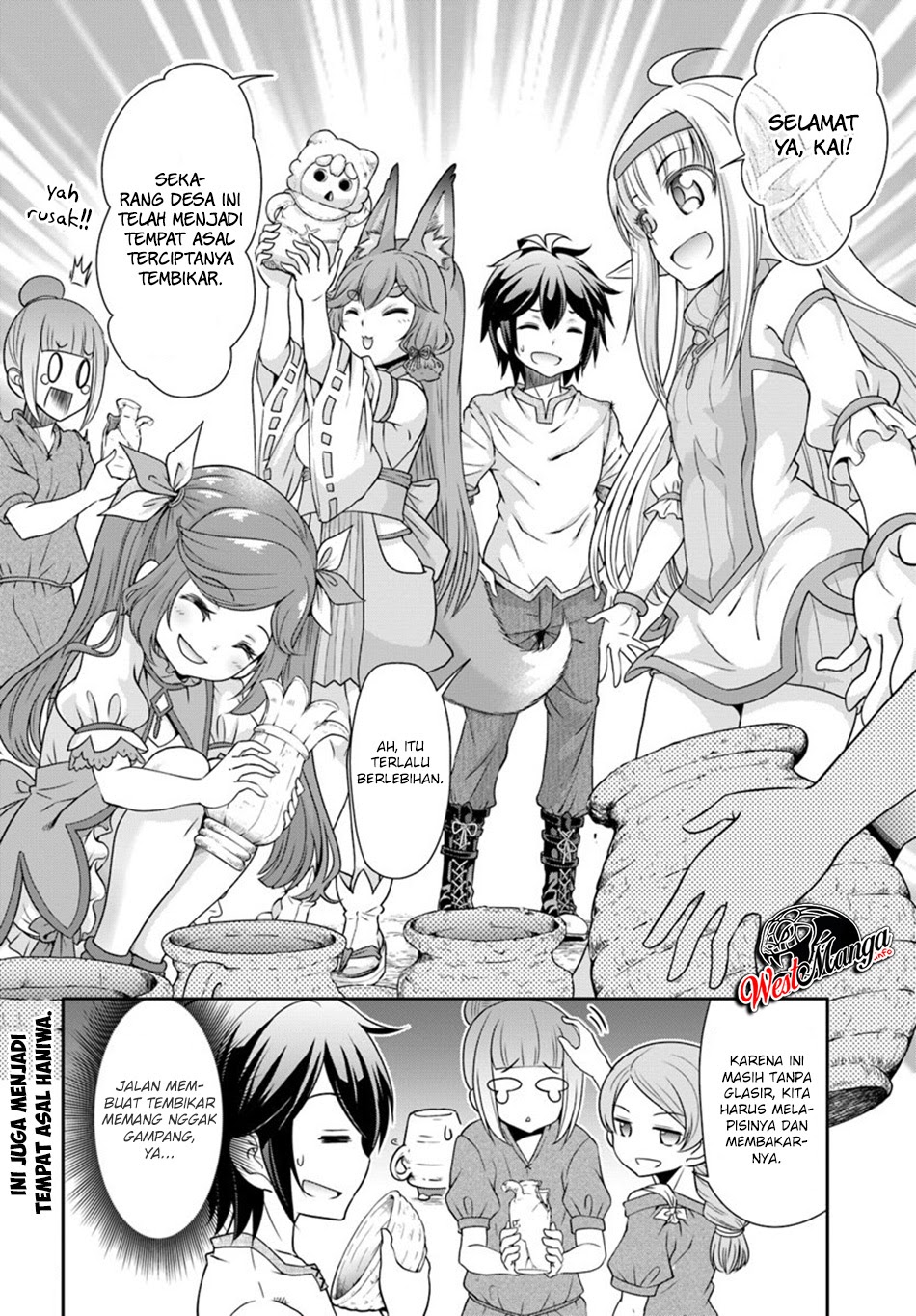 Tenohira Kaitaku Mura de Isekai Kenkokuki: Fueteku Yome-tachi to Nonbiri Mujintou Life (fix) Chapter 18 Gambar 29