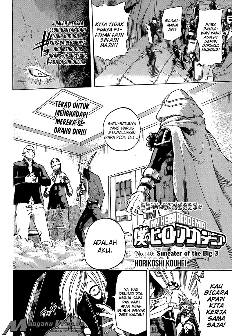 Boku no Hero Academia Chapter 140 Gambar 3