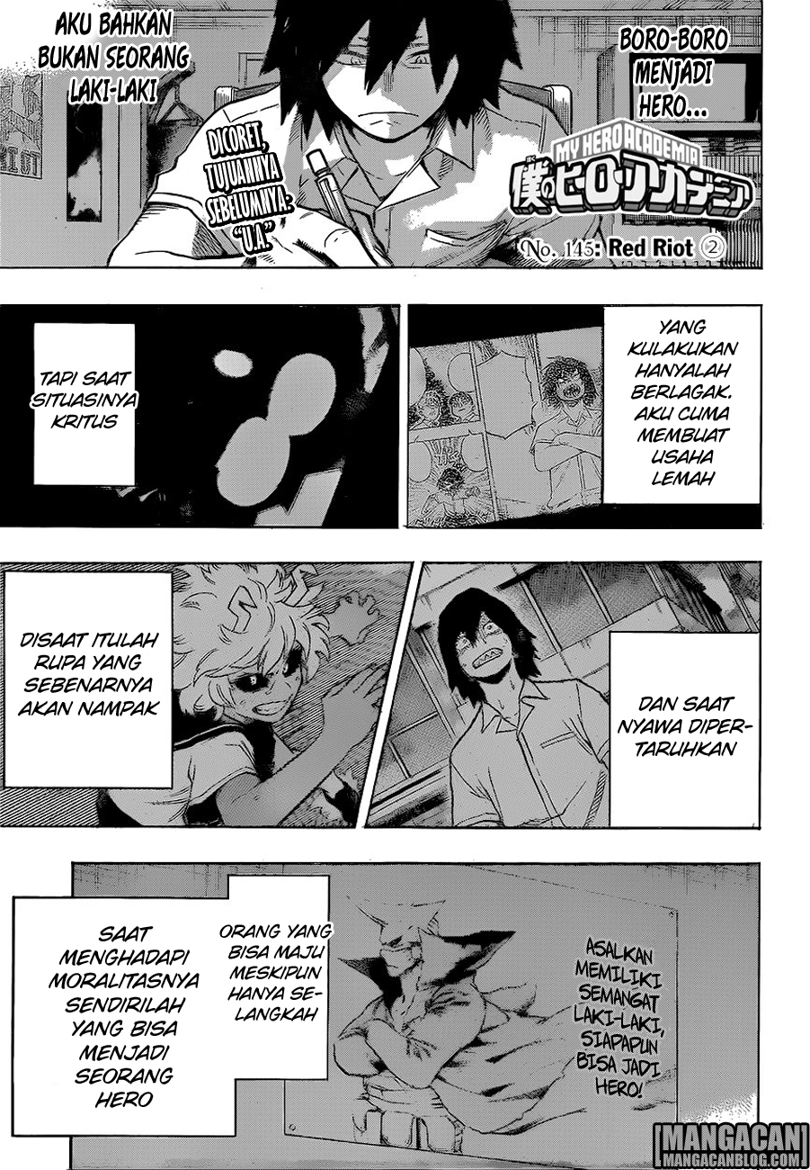 Baca Komik Boku no Hero Academia Chapter 145 Gambar 1