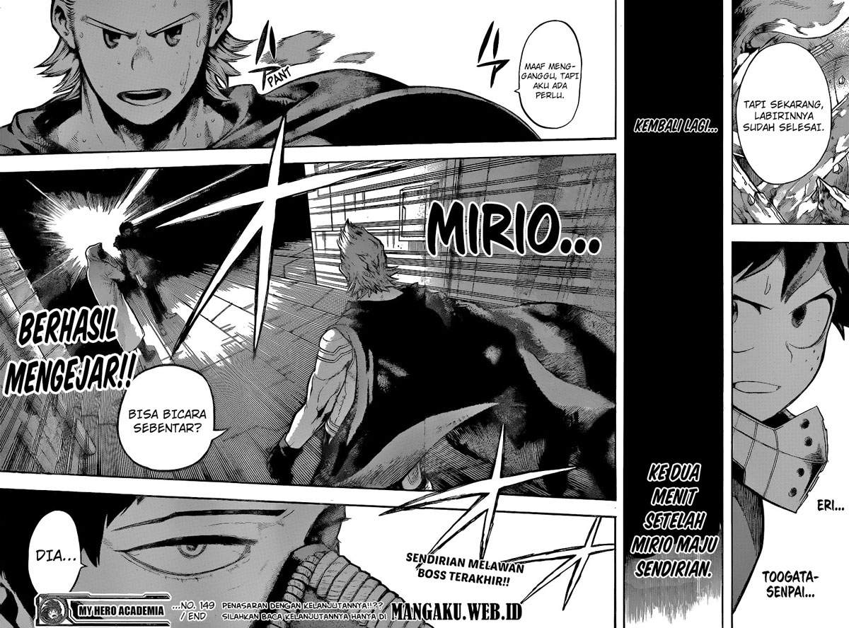Boku no Hero Academia Chapter 149 Gambar 15