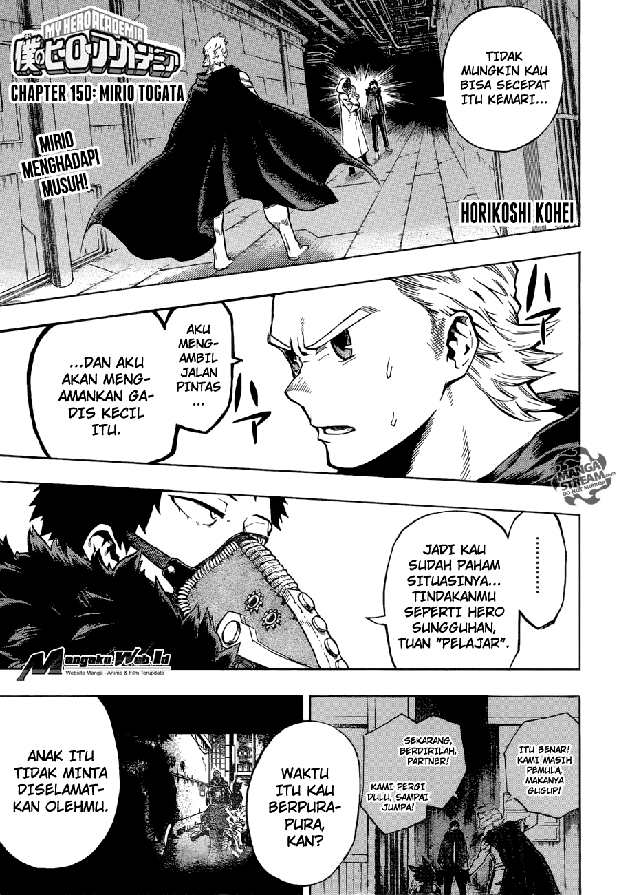 Baca Boku no Hero Academia Chapter 150 Gambar 2