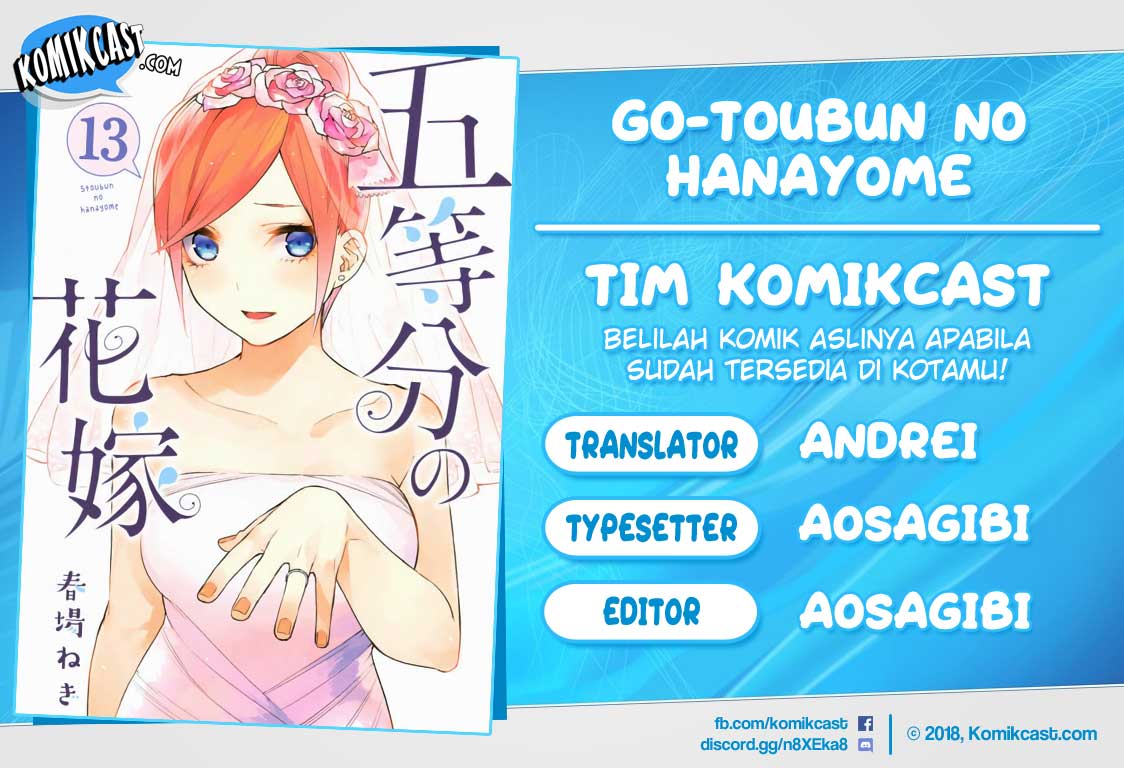 Baca Komik Go-toubun no Hanayome Chapter 121 Gambar 1