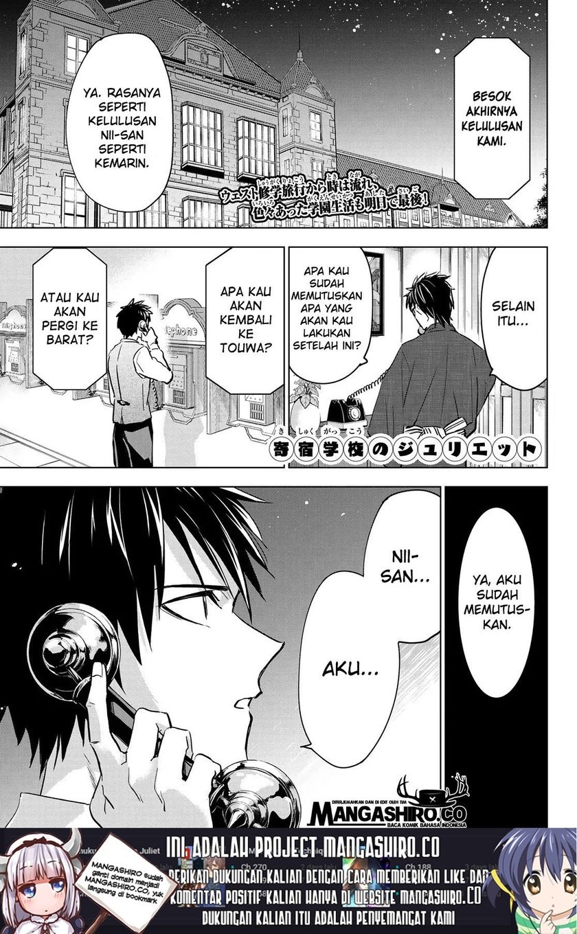 Baca  Kishuku Gakkou no Juliet Chapter 118 Gambar 2