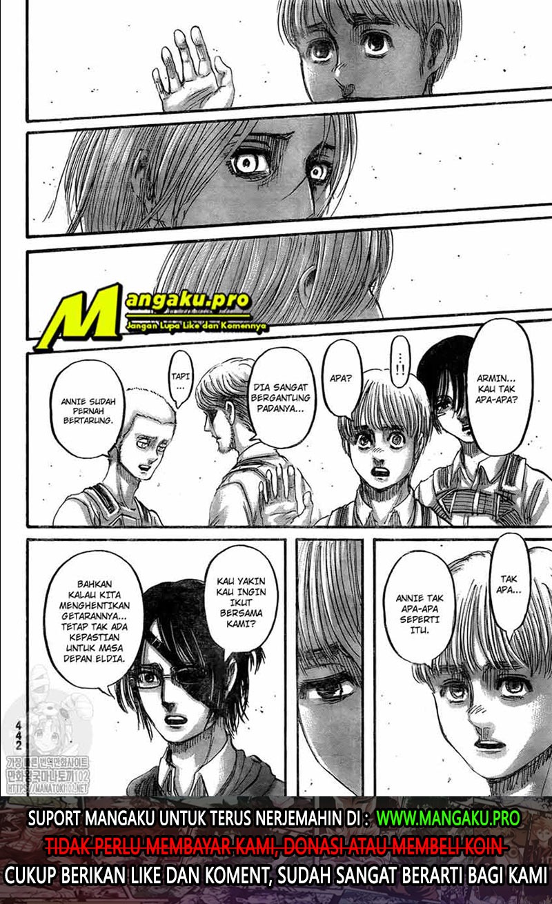 Shingeki no Kyojin Chapter 132.1 Gambar 19