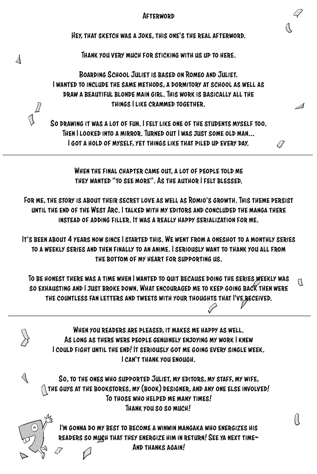 Kishuku Gakkou no Juliet Chapter 119.5 Gambar 15