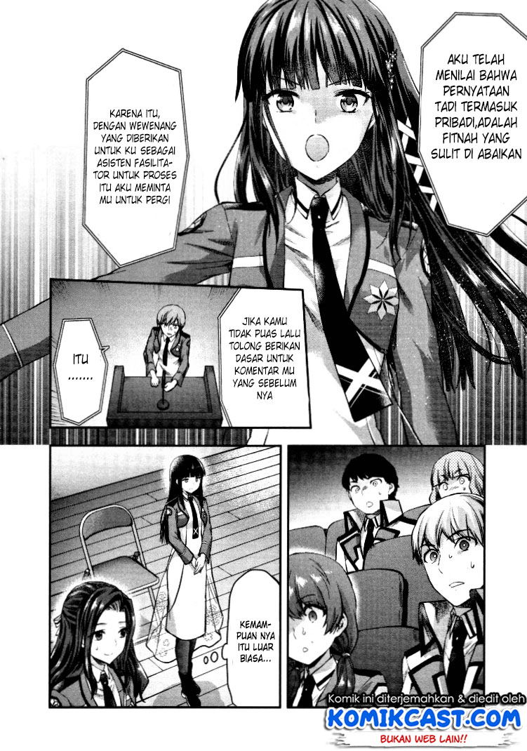 Mahouka Koukou no Rettousei – Kaichou Senkyo-hen Chapter 06 Gambar 13