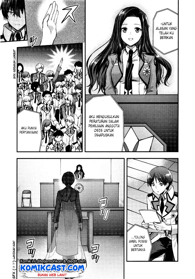 Mahouka Koukou no Rettousei – Kaichou Senkyo-hen Chapter 06 Gambar 6