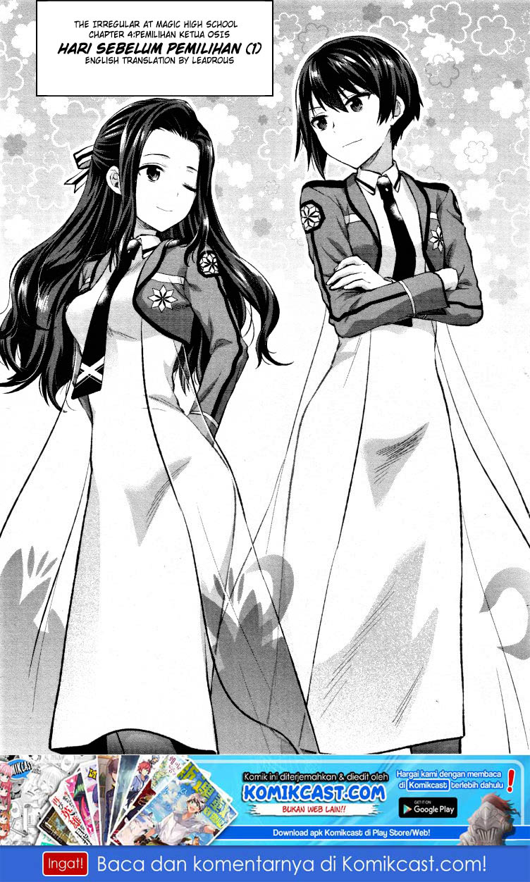 Baca Mahouka Koukou no Rettousei – Kaichou Senkyo-hen Chapter 04 Gambar 2
