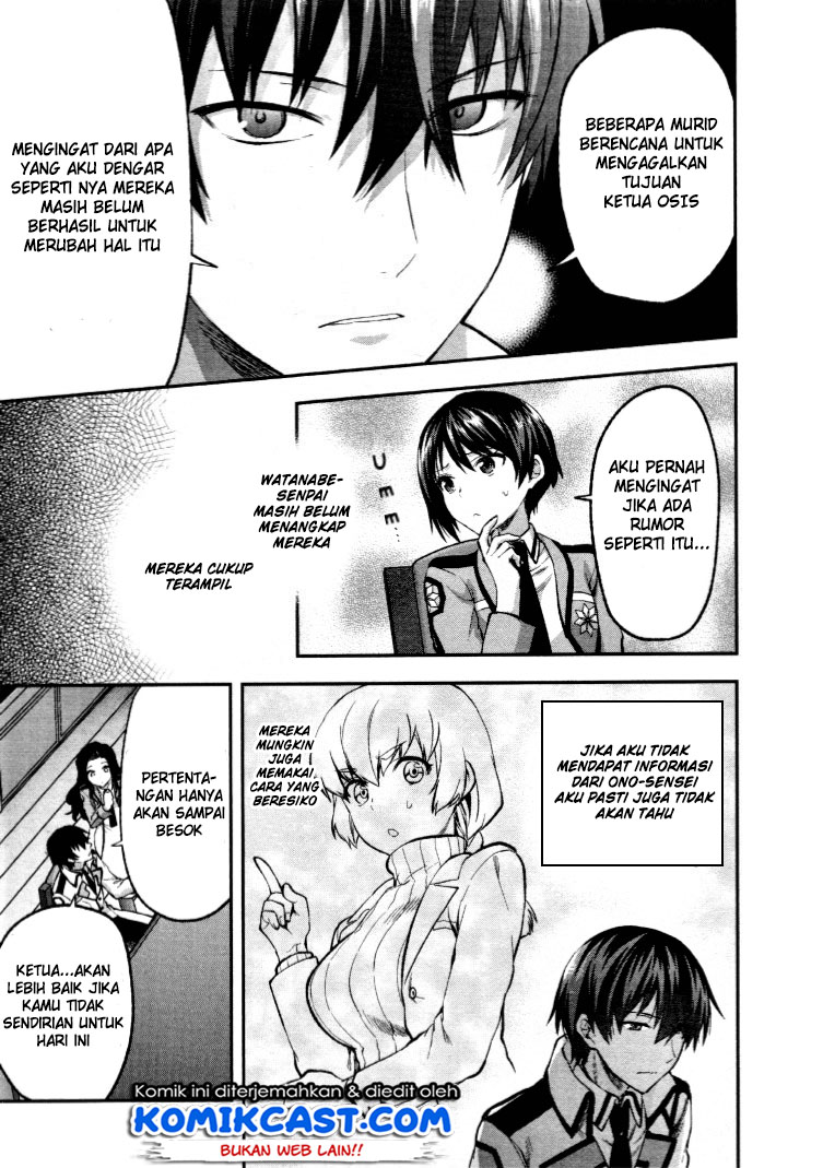 Mahouka Koukou no Rettousei – Kaichou Senkyo-hen Chapter 04 Gambar 8
