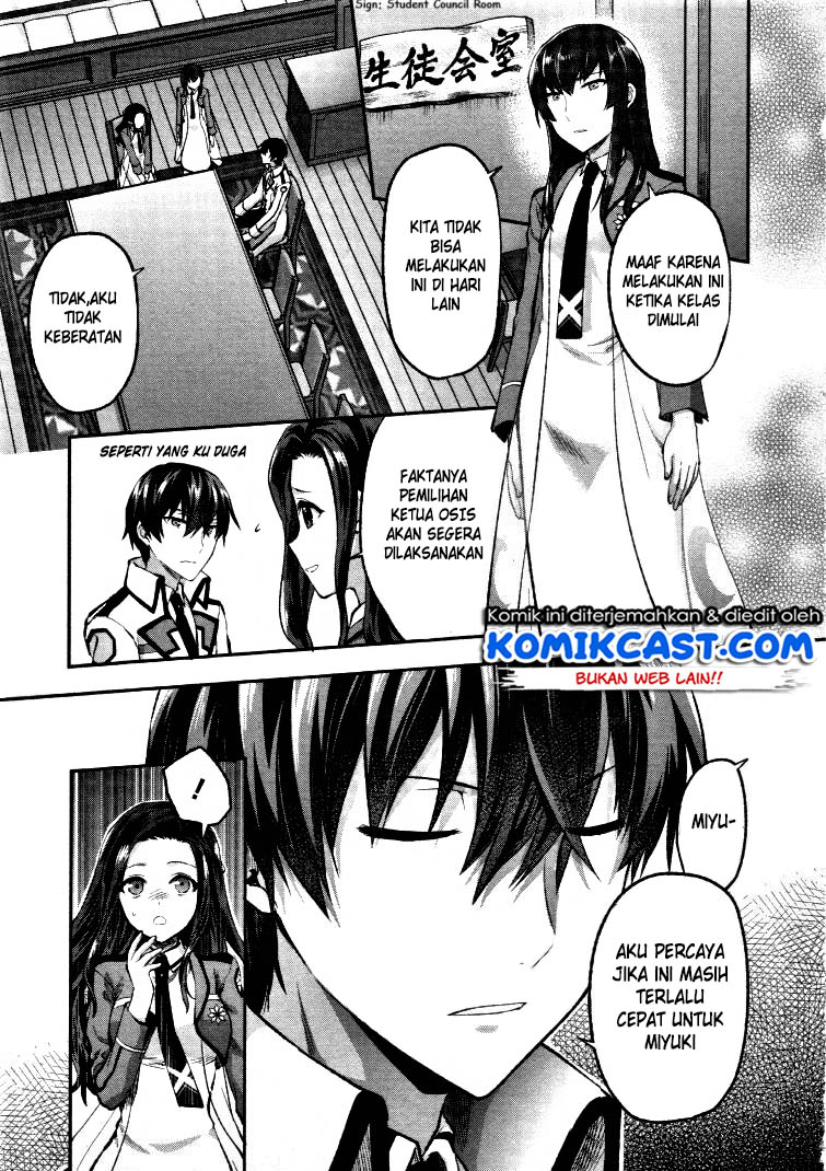 Mahouka Koukou no Rettousei – Kaichou Senkyo-hen Chapter 03 Gambar 6