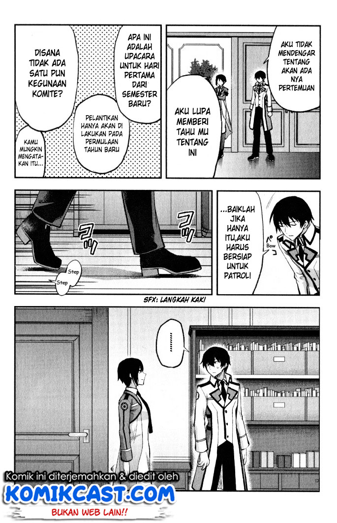 Mahouka Koukou no Rettousei – Kaichou Senkyo-hen Chapter 01 Gambar 13