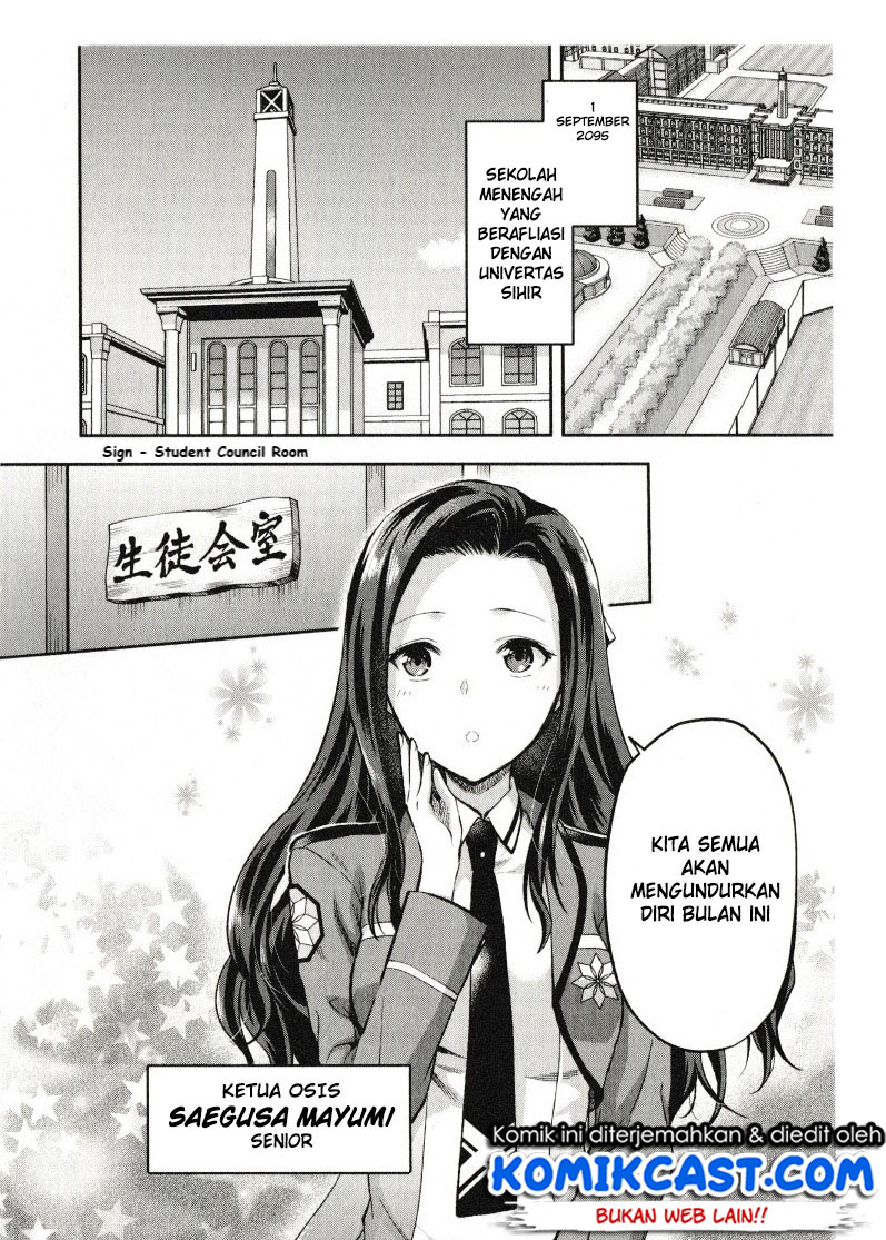Mahouka Koukou no Rettousei – Kaichou Senkyo-hen Chapter 01 Gambar 5