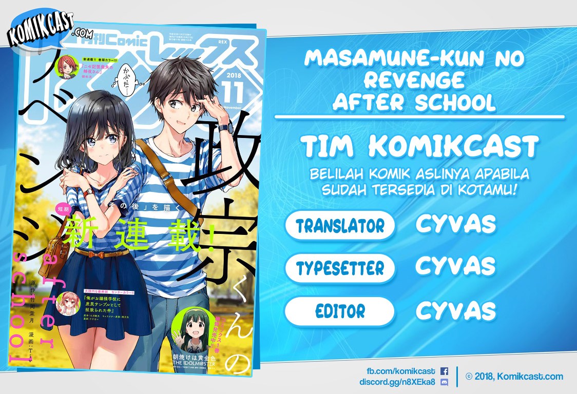 Baca Komik Masamune-kun no Revenge After School Chapter 05 Gambar 1