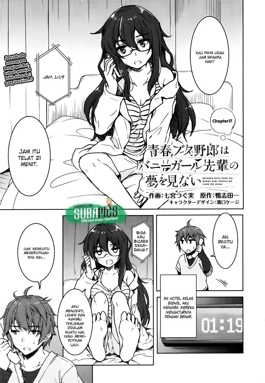 Baca  Seishun Buta Yarou wa Bunny Girl-senpai no Yume wo Minai Chapter 17 Gambar 2