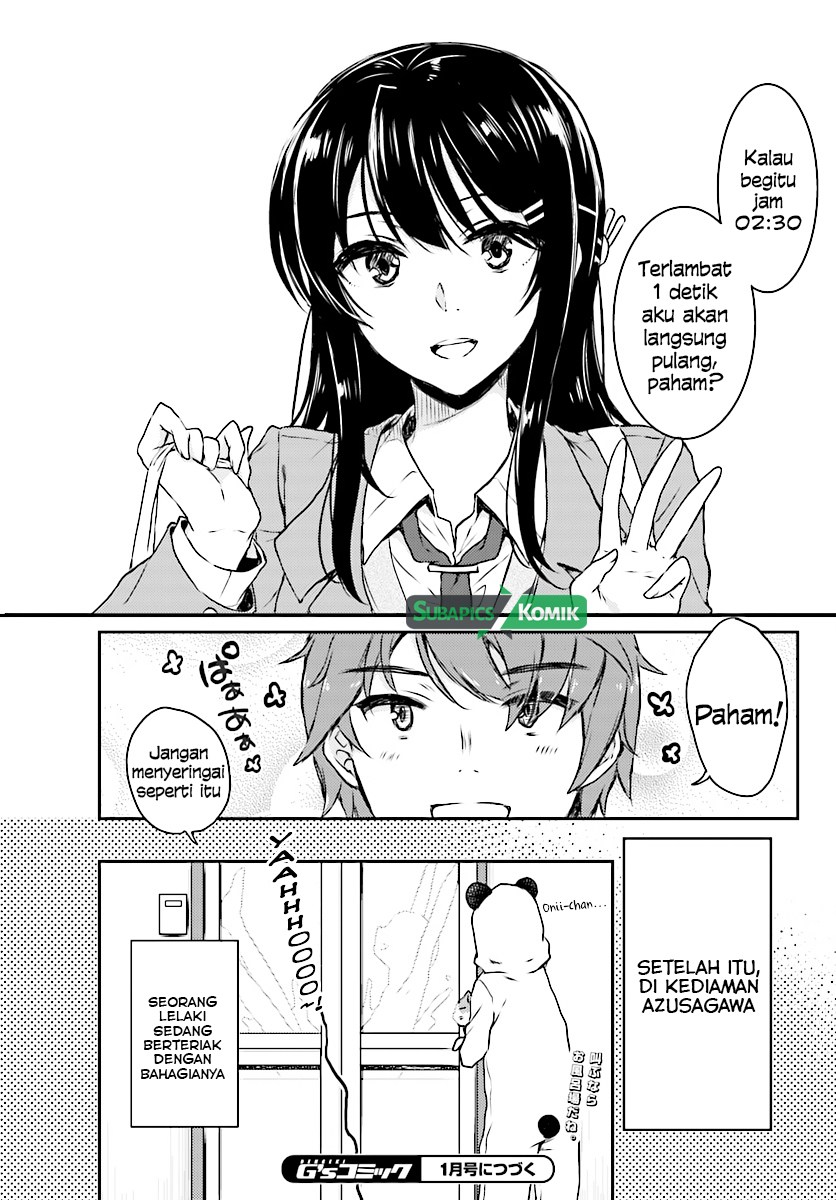 Seishun Buta Yarou wa Bunny Girl-senpai no Yume wo Minai Chapter 10 Gambar 10