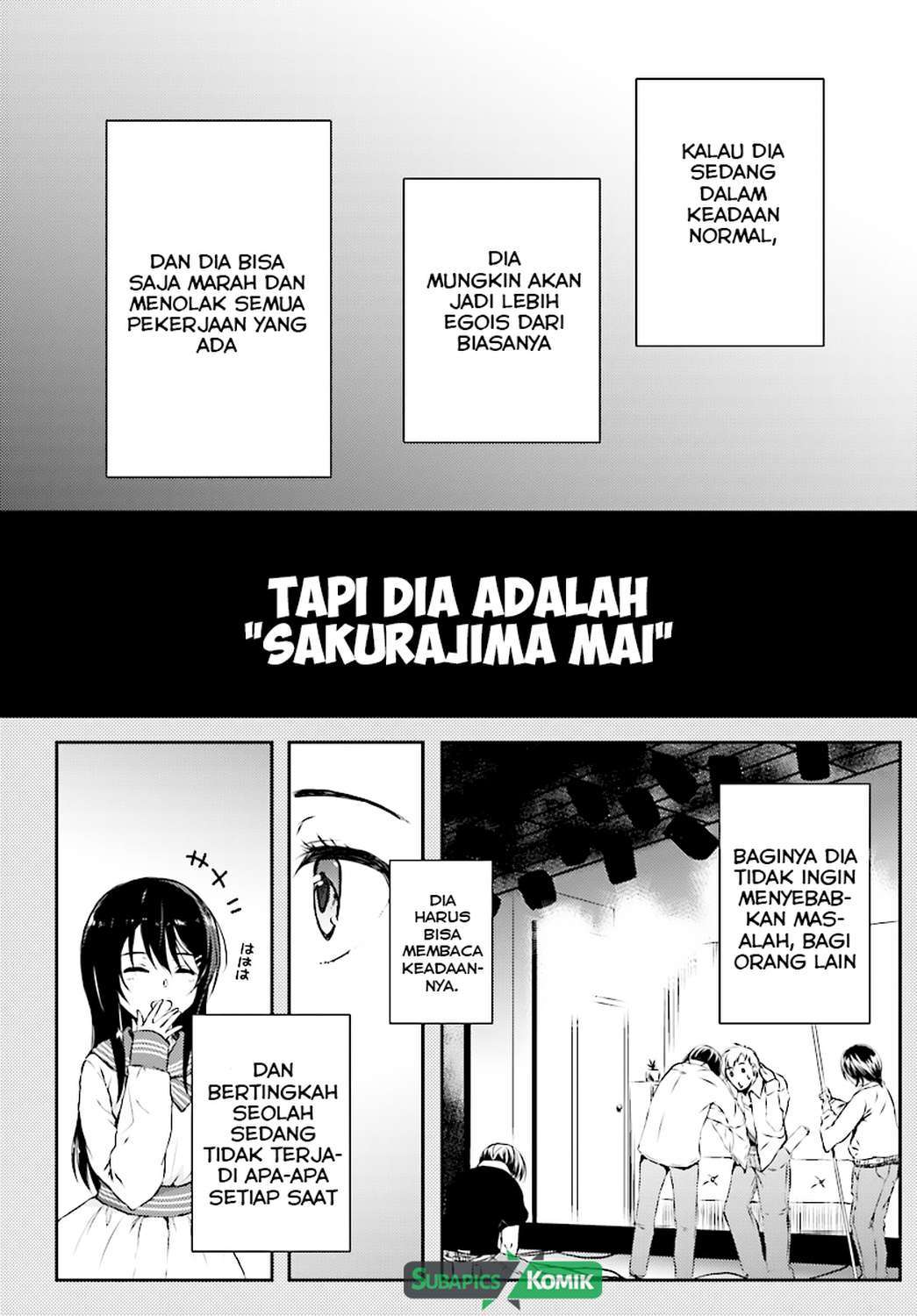 Seishun Buta Yarou wa Bunny Girl-senpai no Yume wo Minai Chapter 09 Gambar 8
