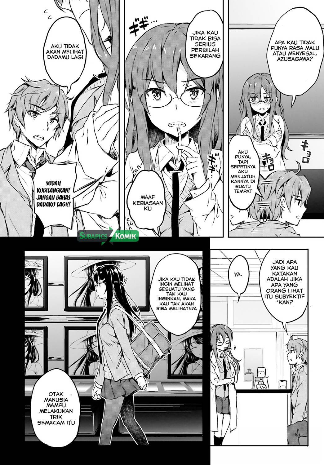 Seishun Buta Yarou wa Bunny Girl-senpai no Yume wo Minai Chapter 06 Gambar 11