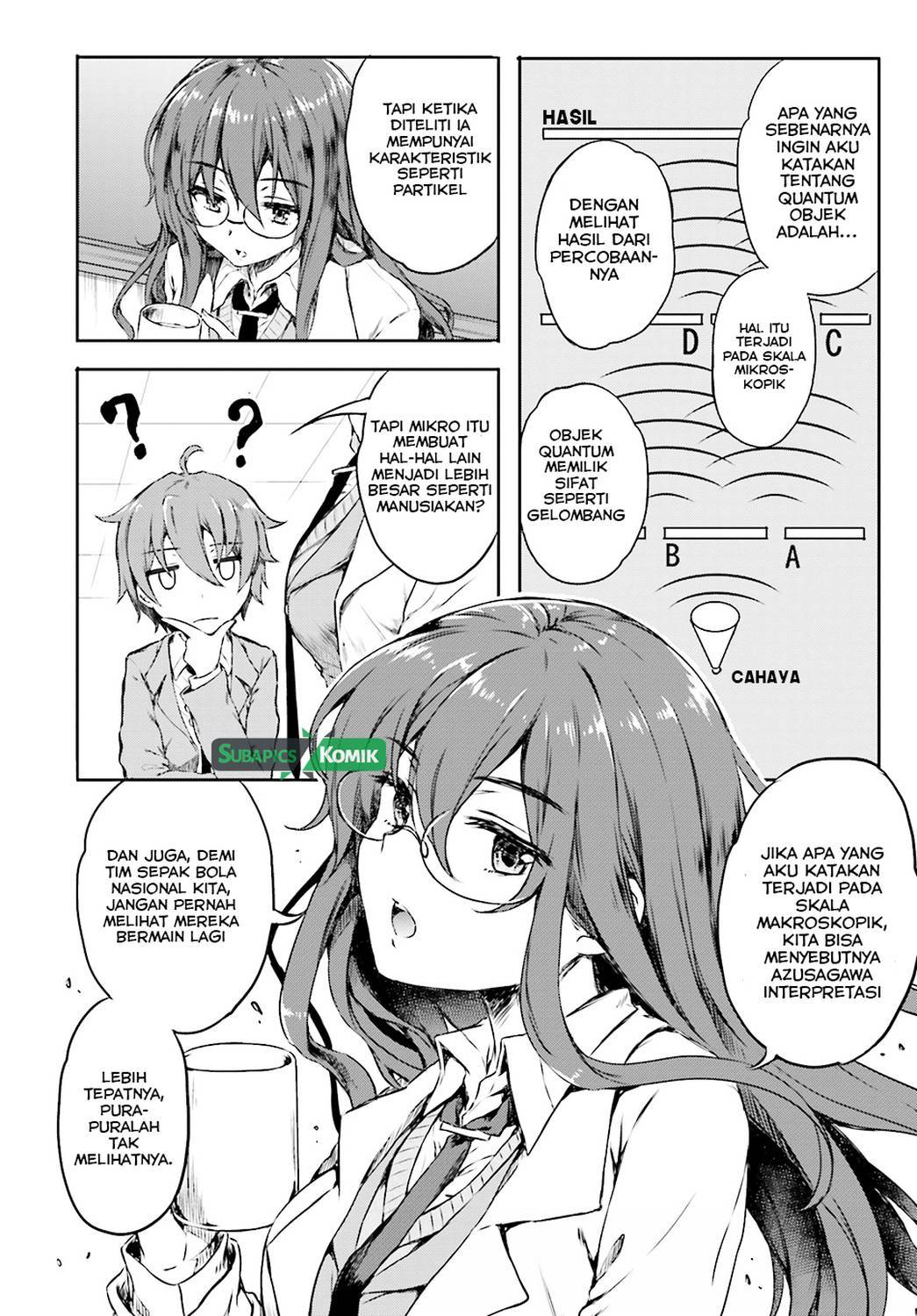 Seishun Buta Yarou wa Bunny Girl-senpai no Yume wo Minai Chapter 06 Gambar 19