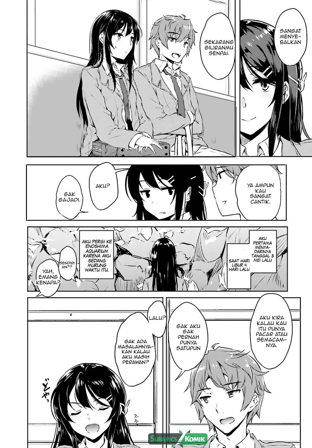 Seishun Buta Yarou wa Bunny Girl-senpai no Yume wo Minai Chapter 03 Gambar 7
