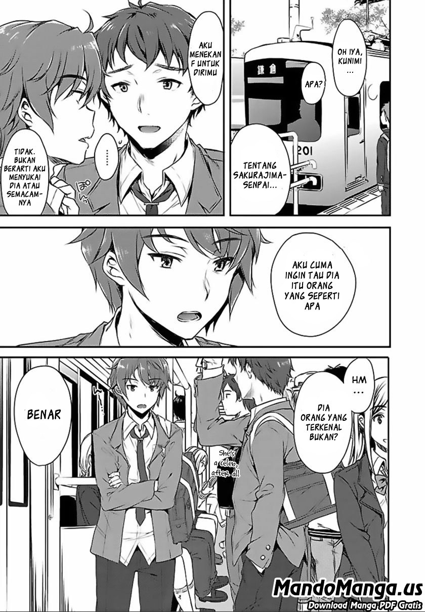 Seishun Buta Yarou wa Bunny Girl-senpai no Yume wo Minai Chapter 01 Gambar 14