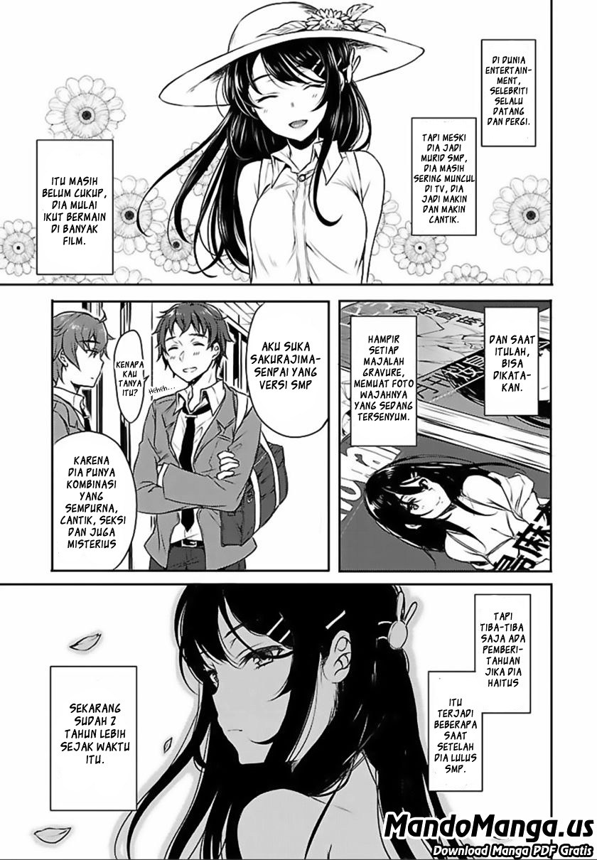 Seishun Buta Yarou wa Bunny Girl-senpai no Yume wo Minai Chapter 01 Gambar 16